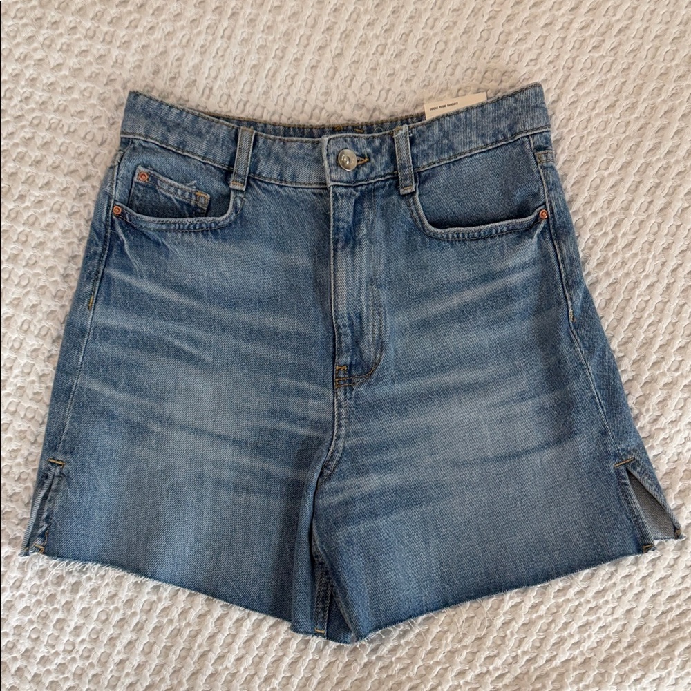 Zara Classic Blue Jean Shorts